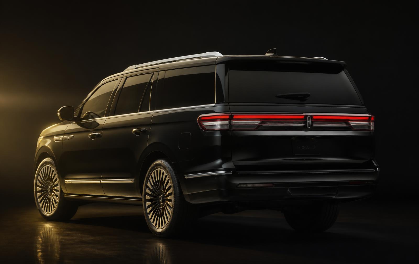 Lincoln Navigator in cinematic studio lighting